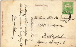 1912 Feketehalom, Zeiden, Codlea; Gesellschaftshaus, Gasthaus zur Schwarzburg / Társasági ház, vendéglő, étterem...