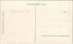 1916 Kisdisznód, Michelsberg, Cisnadioara (Nagyszeben mellett, bei Hermannstadt); utca, vár. G. A. Seraphin kiadása ...