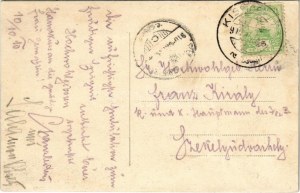 1910 Kiskapus, Kis-Kapus, Kleinkopisch, Copsa Mica ; Vasútállomás / Gara / gare (r)