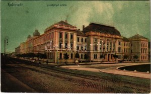 1908 Kolozsvár, Kluž; Igazságügyi palota. Stief Jenő és Társa kiadása / Palace of Justice (Rb...