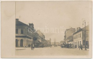 1917 Kolozsvár, Cluj; Deák Ferenc utca, Boskovics és Diamantstein üzlete / ulica, sklep. fot.