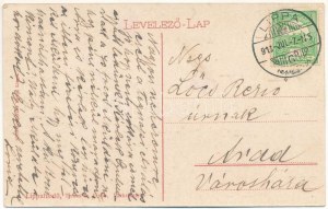 1913 Lippafüred, Lippafürdő, Baile Lipova (Temes, Timis) ; Park részlet. Zeitler Lajos kiadása / park (EK...