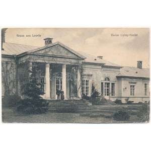 1913 Lovrin, Báró Lipthay kastély / Baron Liptay Kastel / castle (szakadások / tears)