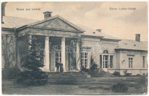 1913 Lovrin, Báró Lipthay kastély / Baron Liptay Kastel / Burg (szakadások / Tränen)