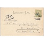 1903 Lugos, Lugoj; Honvéd laktanya. Auspitz Adolf kiadása / Honved-Kaserne / K.u.K. koszary wojskowe (EB...