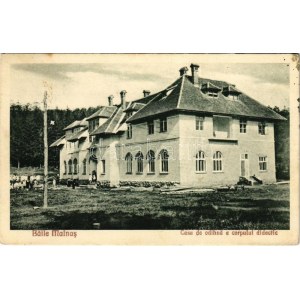 1930 Málnásfürdő, Malnas Bai; Casa de odihna a corpului didactic / A nevelőtestület üdülőháza. Kiadja F. Formescu ...
