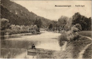 1916 Máramarossziget, Sighetu Marmatiei; Petőfi liget. Wizner és Dávid kiadása / park (EK)