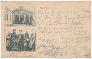 1901 Máramarossziget, Sighetu Marmatiei; Ortodox zsidó templom, zsinagóga, zsidók. Judaika / Ortodoksyjna synagoga...