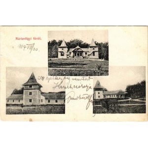 1907 Máriavölgy, Baia Valea Mariei, Valea Maria (Vámfalu, Vama) ; Máriavölgyi fürdő / spa, bain (Rb...