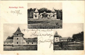 1907 Máriavölgy, Baia Valea Mariei, Valea Maria (Vámfalu, Vama) ; Máriavölgyi fürdő / spa, bain (Rb...