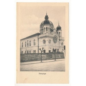 Marosvásárhely, Targu Mures; Izraelita templom, zsinagóga / synagoga (füzetből / z brožury)