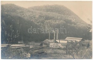 1914 Nadrág, Nadrag, Steinacker; vasgyár / železiarne, továreň na železo. foto (EK)