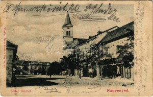 1903 Nagyenyed, Aiud; Fő tér, üzlet. Winkler János kiadása / Hauptplatz, Geschäft (EK)