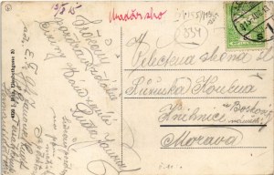 1915 Nagyszeben, Hermannstadt, Sibiu; Heltauergasse, Hotel Römischer Kaiser / Nagydisznódi utca, szálloda, Jul...