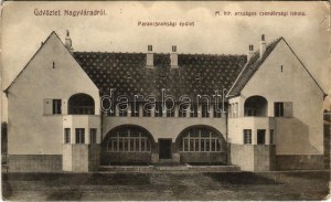 1914 Nagyvárad, Oradea; M. kir. országos csendőrségi iskola, Parancsnoksági épület / K.u.K. gendarmerie school ...