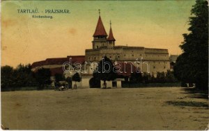 1915 Prázsmár, Tartlau, Presmer, Prejmer; Kirchenburg / Erődtemplom / hradní kostel (Rb)