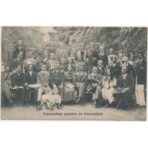 Szamosújvár, Gherla; Eszperantista fiatalok. Todorán Endre kiadása / Esperantista junularo / Esperantista youth...