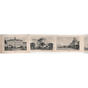1908 Szatmárnémeti, Satu Mare; leporellófüzet 6 lappal / leporelo brožúra so 6 kartami (b)