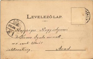 1902 Székelykeresztúr, Kristur, Cristuru Secuiesc; Kossuth Lajos tér. Széll Géza kiadása / piazza (EK...