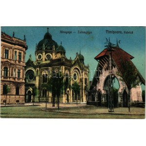 Temesvár, Timisoara; Fabrica, Sinagoga / Gyárváros, zsinagóga / synagóga (fl)