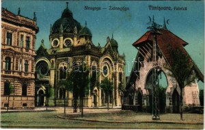 Temesvár, Timisoara ; Fabrica, Sinagoga / Gyárváros, zsinagóga / synagogue (fl)