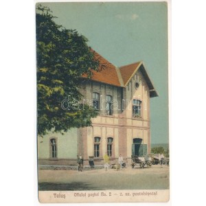 Tövis, Teius; Oficiul postal No. 2. / 2. sz. postahivatal. Iacob Stancioiu Nr. 5. 1925. / 2. urząd pocztowy (EB...