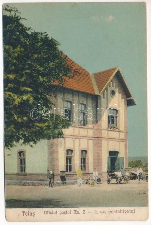 Tövis, Teius; Oficiul postal No. 2. / 2. sz. postahivatal. Iacob Stancioiu Nr. 5. 1925. / 2. poštový úrad (EB...