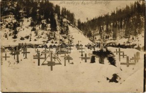 1917 Úzvölgye, Valea Uzului (Hargita); Első világháborús katonai hősök temetője / K.u.k. Militärhelden-Friedhof ...