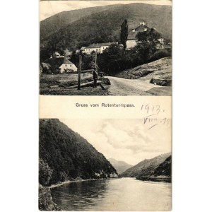 1913 Vöröstoronyi-szoros, Roter-Turm-Pass, Pasul Turnu Rosu; (EK)