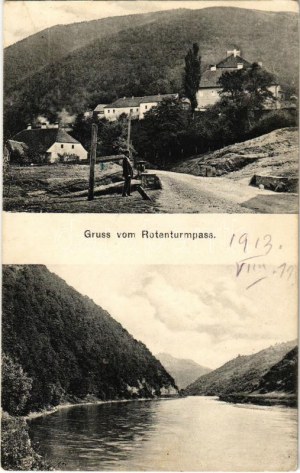1913 Vöröstoronyi-szoros, Roter-Turm-Pass, Pasul Turnu Rosu ; (EK)