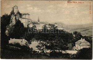 1914 Árvaváralja, Oravsky Podzámok; Árva vára. Pietschmann Ferenc kiadása / Oravsky zámok / castello (EK...