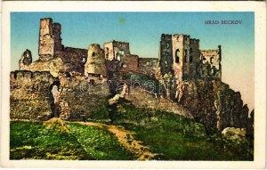 Beckó, Beczkó, Beckov; várrom / Hrad Beckov / castle ruins