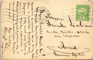 1915 Garamkövesd, Kamenica nad Hronom; Tiszti lak építés közben / dom oficerski w budowie. zdjęcie (EK...