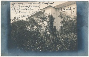 1909 Hilyó, Hylov; Daróczi-Meskó kastély (második világháború után elbontották / Burg (nach dem Zweiten Weltkrieg abgerissen). Foto ...