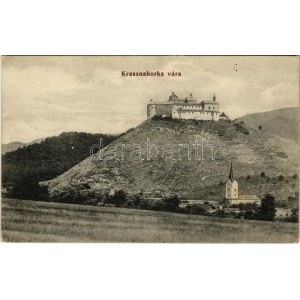 1912 Krasznahorkaváralja, Krásnohorské Podhradie (Rozsnyó, Roznava); Krasznahorka vára / Hrad Krásna Horka / castle (fl...