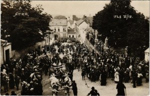 1928 Nyitra, Nitra ; Szent László templom három új harangjának felszentelési ünnepsége...