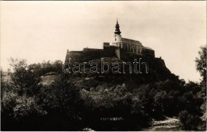 Nyitra, Nitra; Püspöki vár és székesegyház északról nézve / bishop's castle and cathedral from North. Foto Doborota...