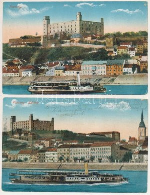 1915 Pozsony, Pressburg, Bratislava; vár és 