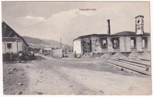 Rimakokova, Kokava nad Rimavicou; Vásártéri utca romjai az 1911. augusztus 3-i tűzvész után ...