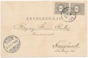 1899 (Vorläufer) Rimaszombat, Rimavská Sobota; Korcsolya csarnok, Fő tér...