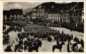 1938 Rozsnyó, Roznava; bevonulás / vstup maďarských vojsk