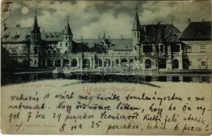 1899 (Vorläufer) Stomfa, Stampfen, Stupava ; Gróf Károlyi kastély. Wetschl kiadása / Schloß / castle (EK...