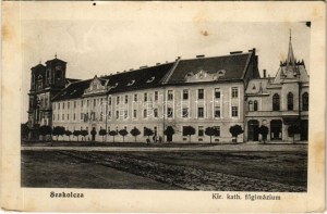 1915 Szakolca, Uhorská Skalica (Nyitra); Kir. katolikus főgimnázium. Prikarszky Nándor kiadása ...