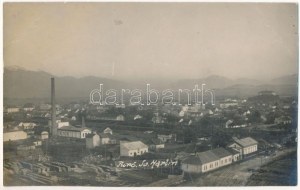 1931 Turócszentmárton, Turciansky Svaty Martin; Cellulózgyár, vasútállomás / fabbrica di cellulosa, stazione...