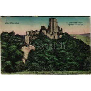 1919 Zboró, Zborov; várrom, II. Rákóczi Ferenc egykori lakóhelye. Salgó Mór kiadása / Zborovsky hrad / castle ruins (EB...