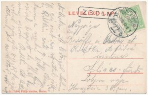 1912 Zsolna, Sillein, Zilina; Vág völgye és Posztógyár. Lövy Fülöp kiadása / , Tal des Flusses Váh, Tuchfabrik + ...
