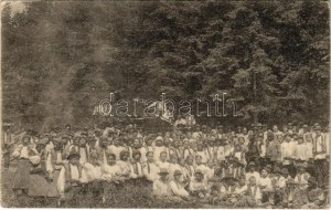 1915 Kőrösmező, Körösmező, Jaszinya, Jasina, Yasinia (Máramaros); Ruthének (ruszinok) munkában ...