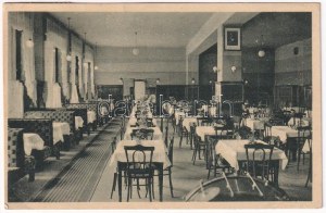 1932 Munkács, Mukacheve, Mukacevo; Savoy kávéház és étterem, Peruzzy József vendéglős tulajdonos, belső...