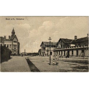 Bród, Nagyrév, Slavonski Brod, Brod na Savi; Kolodvor / vasútállomás / railway station