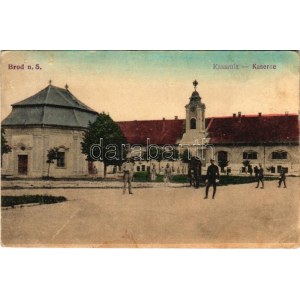 1918 Bród, Nagyrév, Slavonski Brod, Brod na Savi; Kasarnia / Kaserne / laktanya / caserma militare (EK...